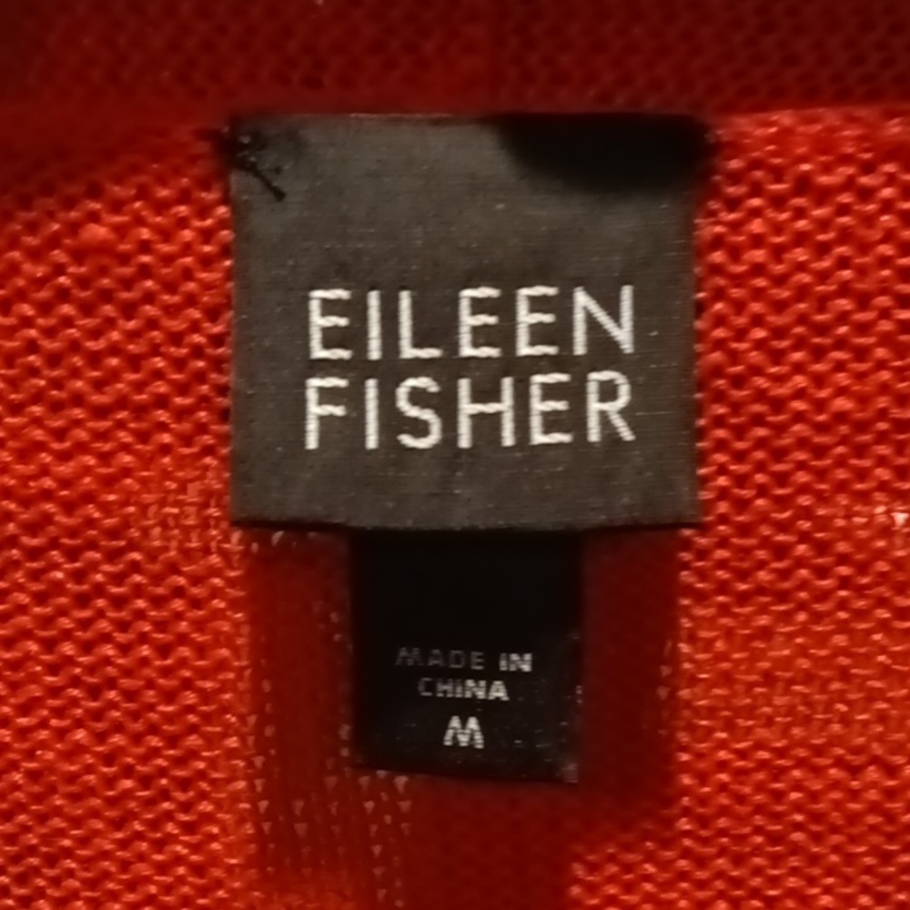 Final Price Eileen Fisher 100% Linen L/S Open Cardigan Size Medium